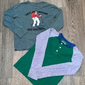 Crewcuts boy size 8 shirt set two